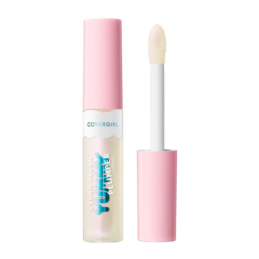 CoverGirl Brillo labial Yummy Plumper con sensación fría y volumen suave.