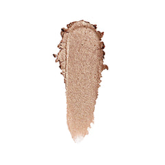 CoverGirl Clean Eye Color Gold Dusk application swatch demonstrates buildable shimmer for versatile looks.