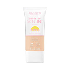 COVERGIRL Clean Fresh Blurring Skin Tint bottle with SPF 30 for UV protection and smoothing.