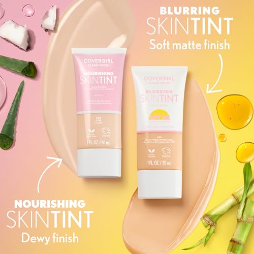 COVERGIRL Clean Fresh Blurring Skin Tint quick morning routine ideal for daily use