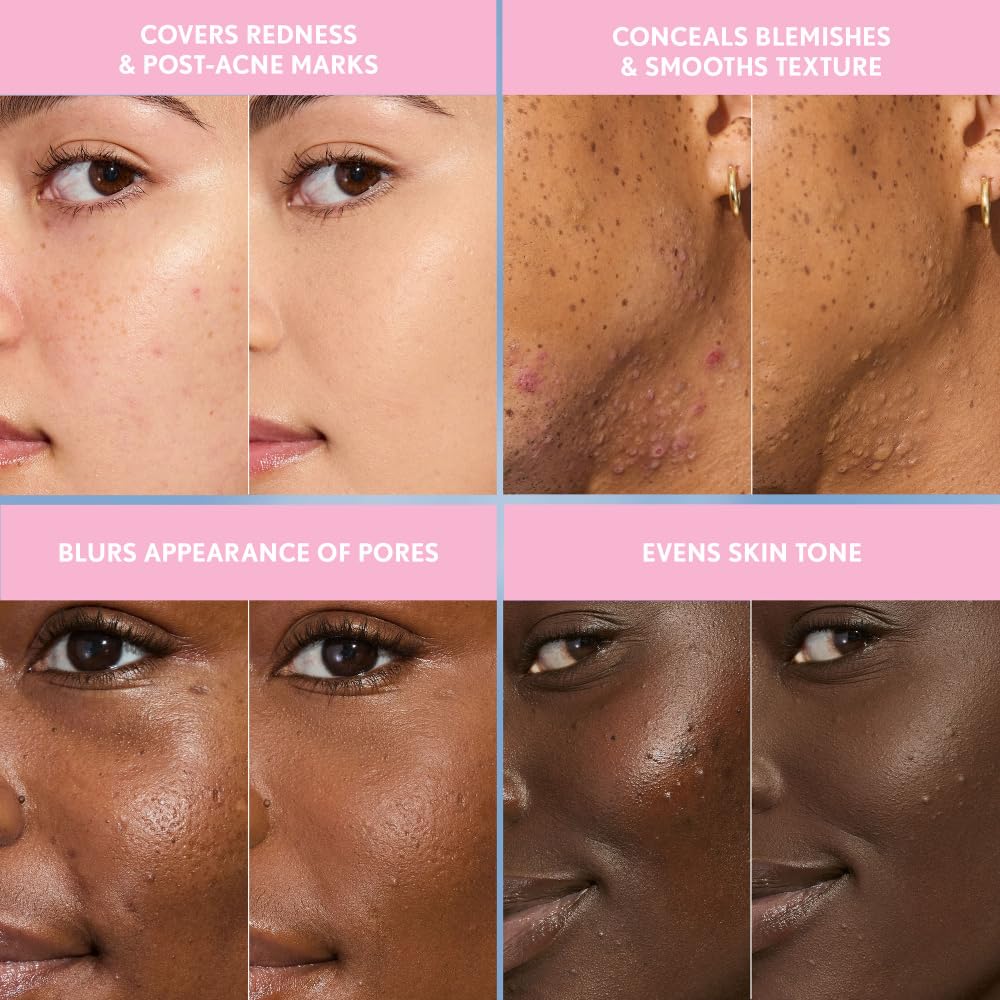 COVERGIRL Blurring Skin Tint difuminando poros para un rostro uniforme