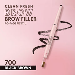 Covergirl Clean Fresh Brow Filler Pomade creamy pigment gliding smoothly for filled brows