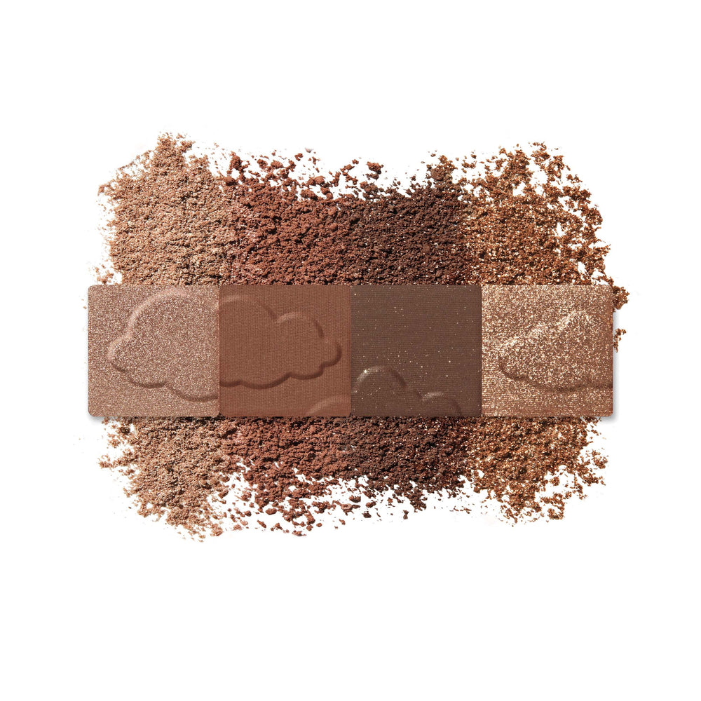 CoverGirl Clean Fresh Color Clean Eyeshadow Golden Toffee palette open shows nine color options for versatile looks