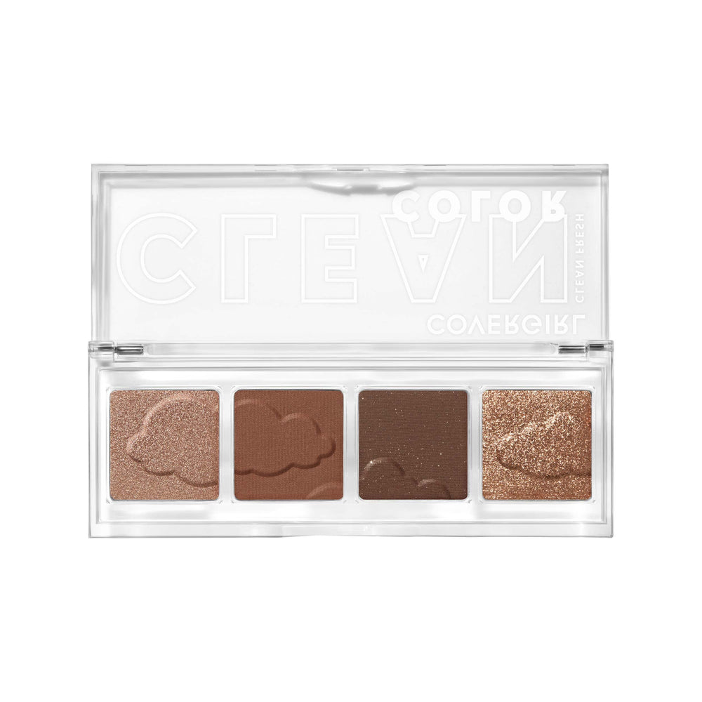 CoverGirl Clean Fresh Color Clean Eyeshadow Golden Toffee swatches reveal rich pigment in matte, metallic, and shimmer