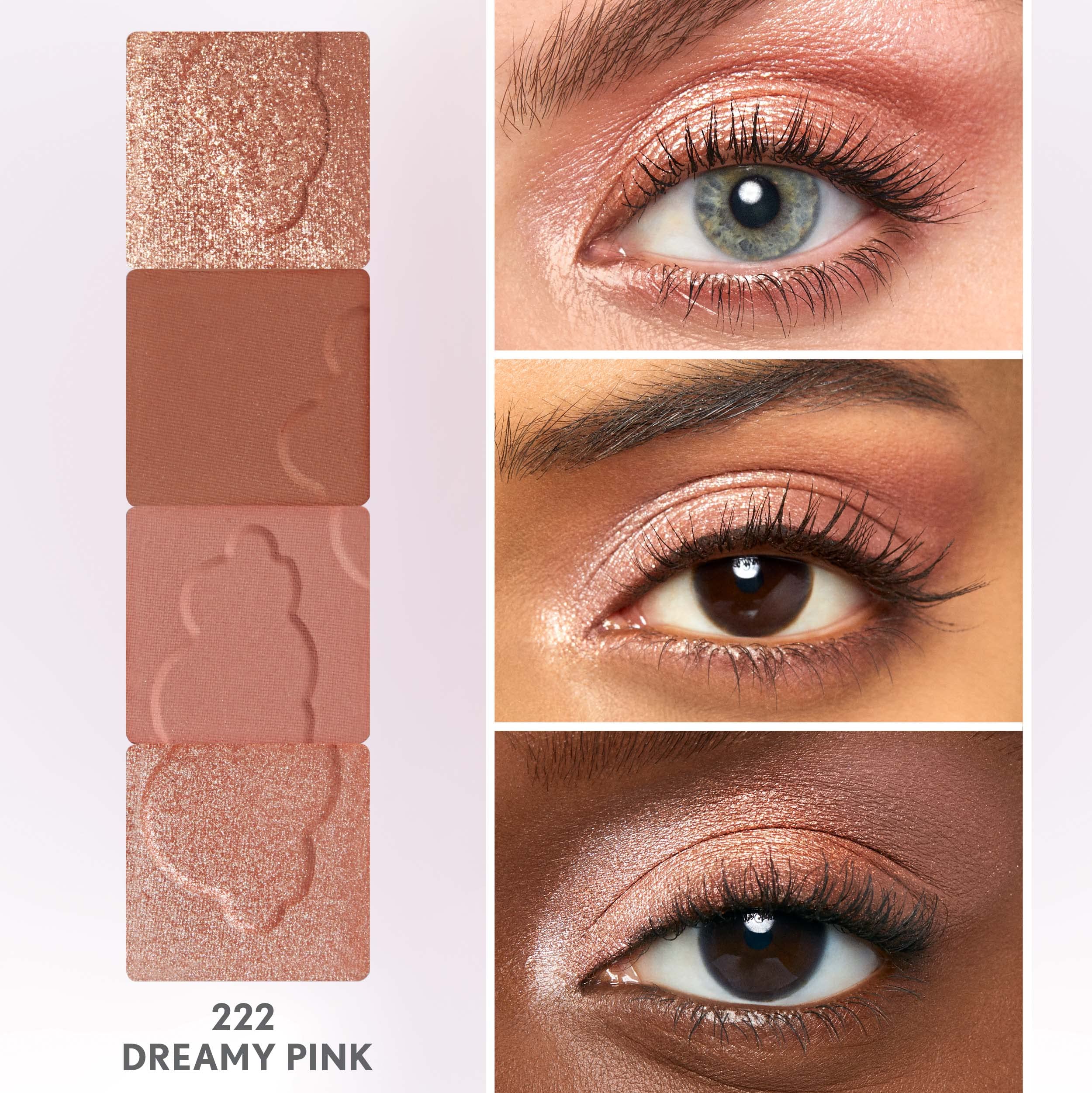 COVERGIRL Rosa de ensueño sombra sin talco para piel cómoda y fresca