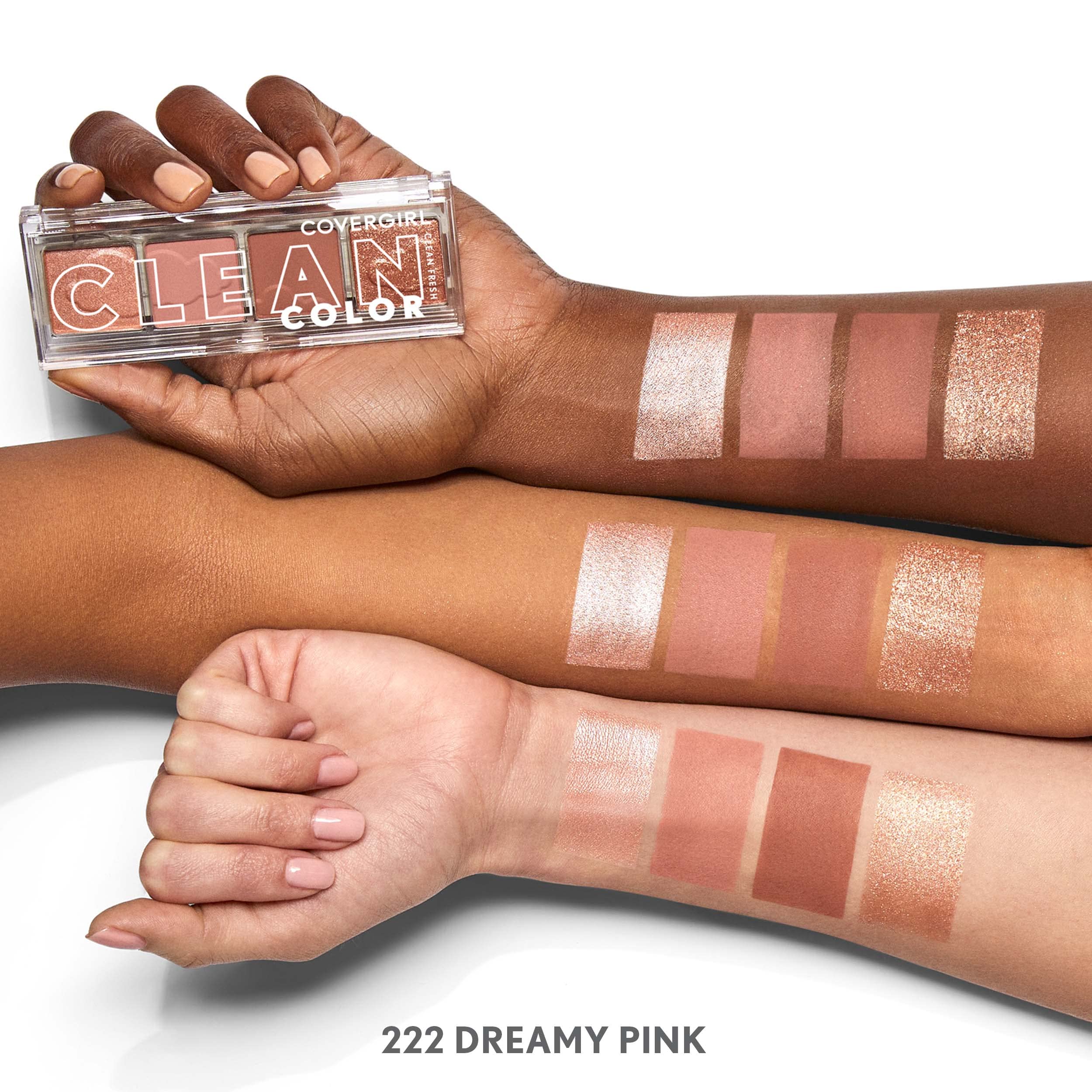 COVERGIRL Rosa de ensueño sombra con acabado brillo suave para looks diurnos