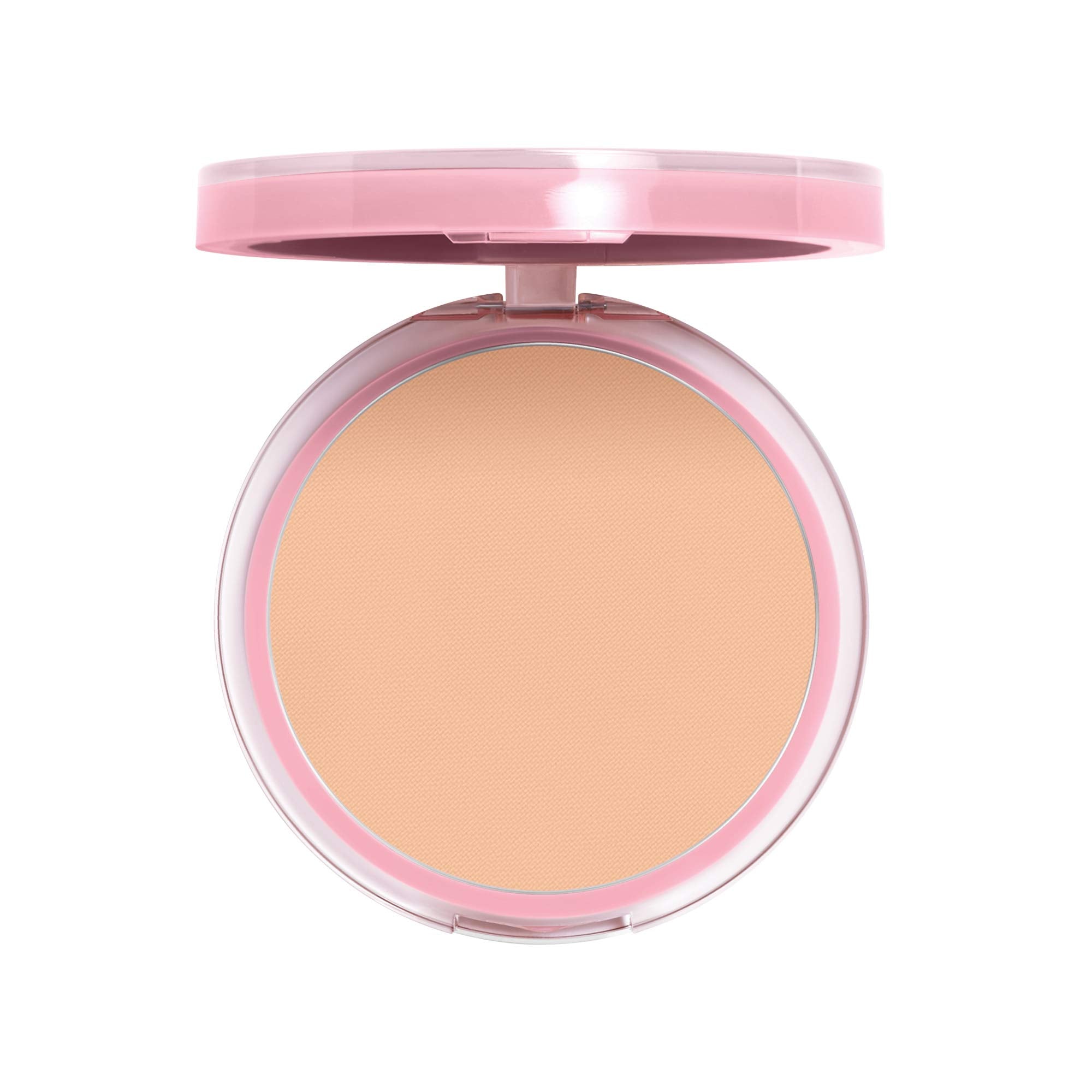 COVERGIRL Clean Fresh Pressed Powder Porcelain swatch showing sheer, breathable coverage