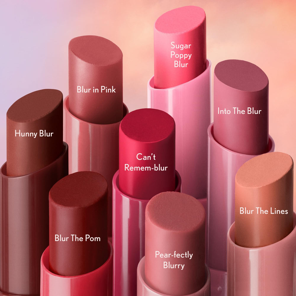 COVERGIRL Clean Fresh Yummy Blur lipstick packaging design emphasizing brand and easy handling.