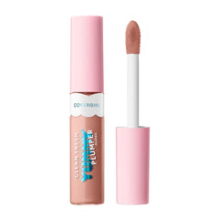 CoverGirl Clean Fresh Yummy Plumper Lip Gloss Snow Place Like Home bottle showing glossy finish.