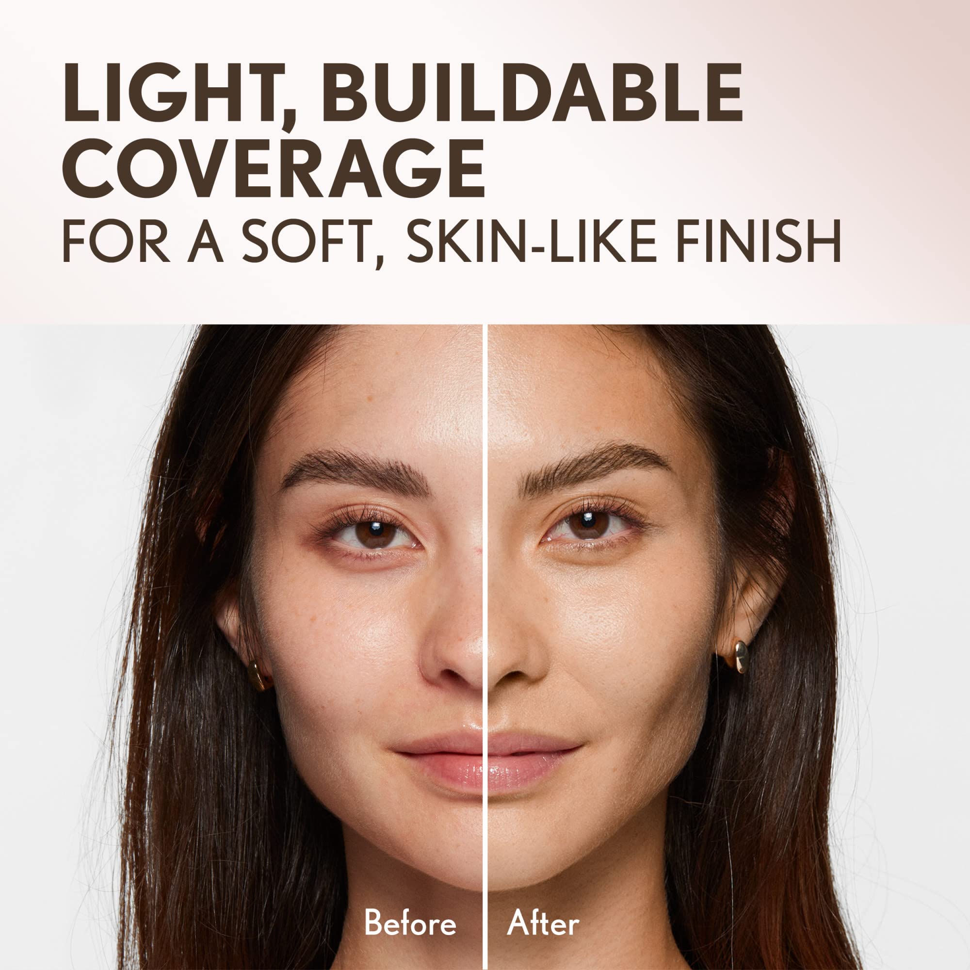 CoverGirl Clean Invisible Concealer swatch on skin demonstrates buildable coverage and shade golden ivory 109.