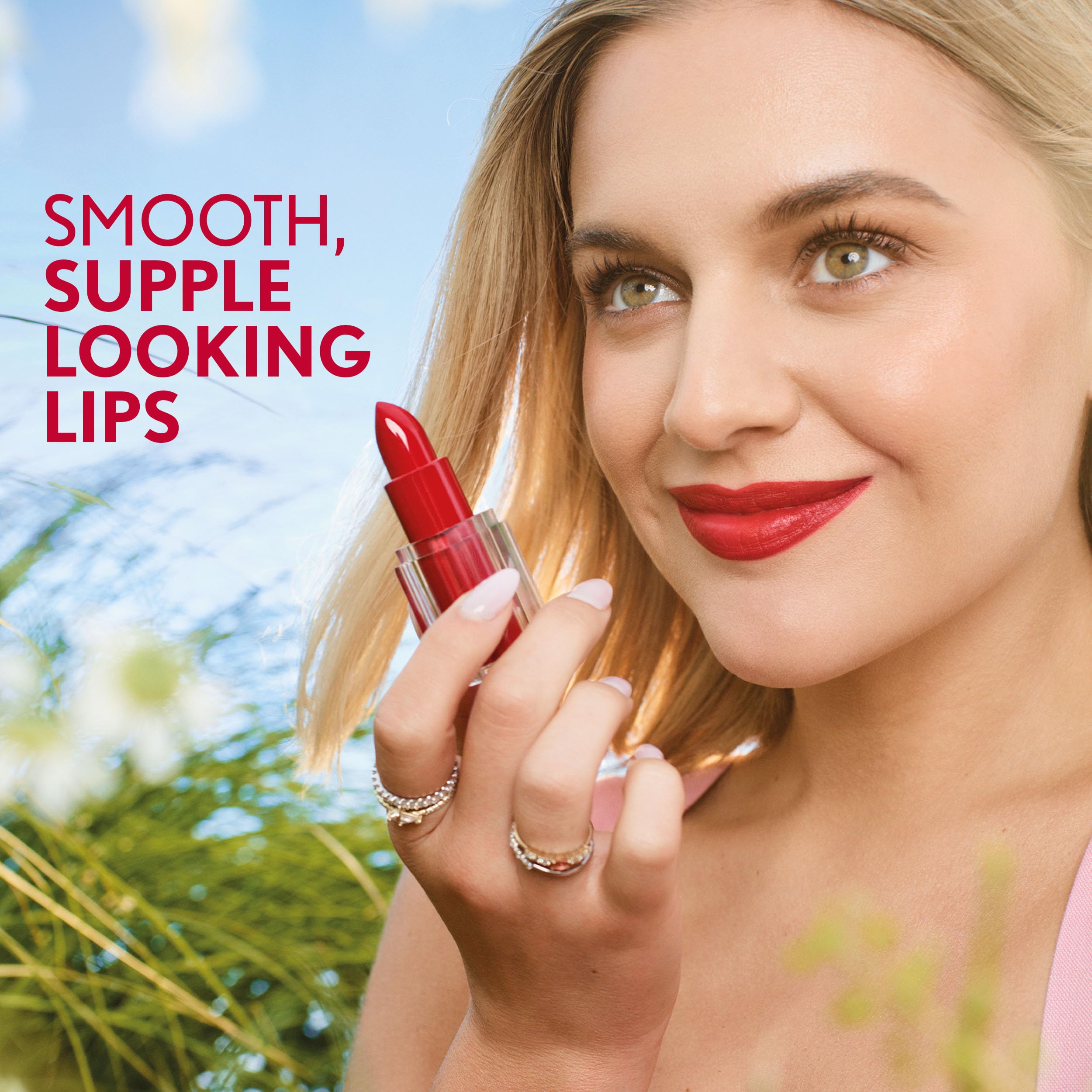CoverGirl Clean Lip Color Crema swatches show satin finish shades.