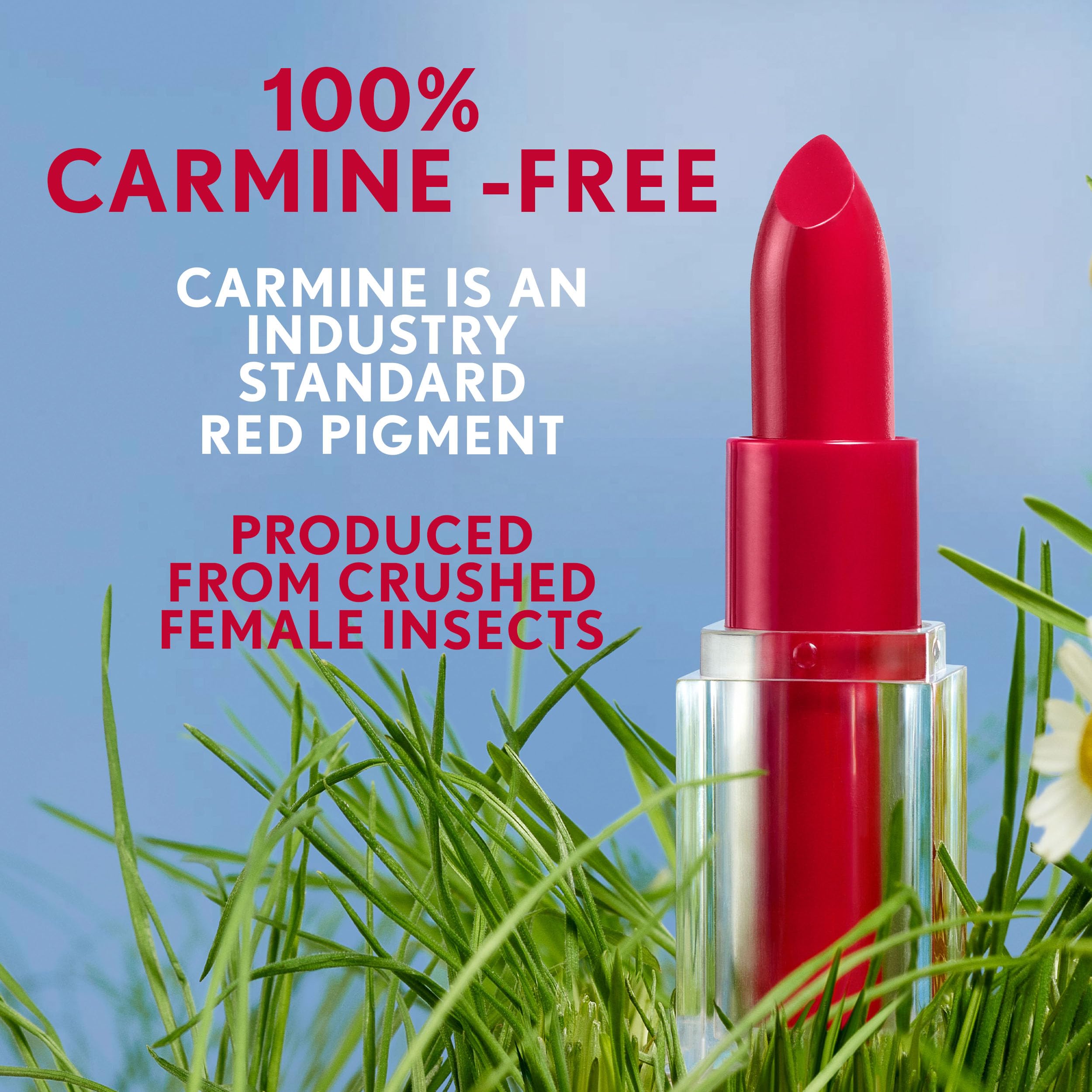 CoverGirl Clean Lip Color Maple Glaze packaging highlights fragrance-free dermatologically tested design