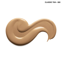 CoverGirl Clean Oil Control Liquid Makeup swatches arm shows shade Classic Tan 560 for warm medium tones.