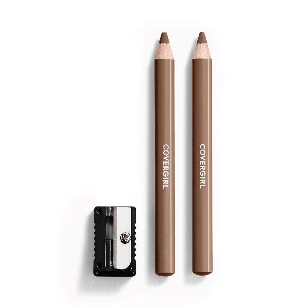 CoverGirl easy-breezy brow-fill pencil close-up for precise, natural brows.