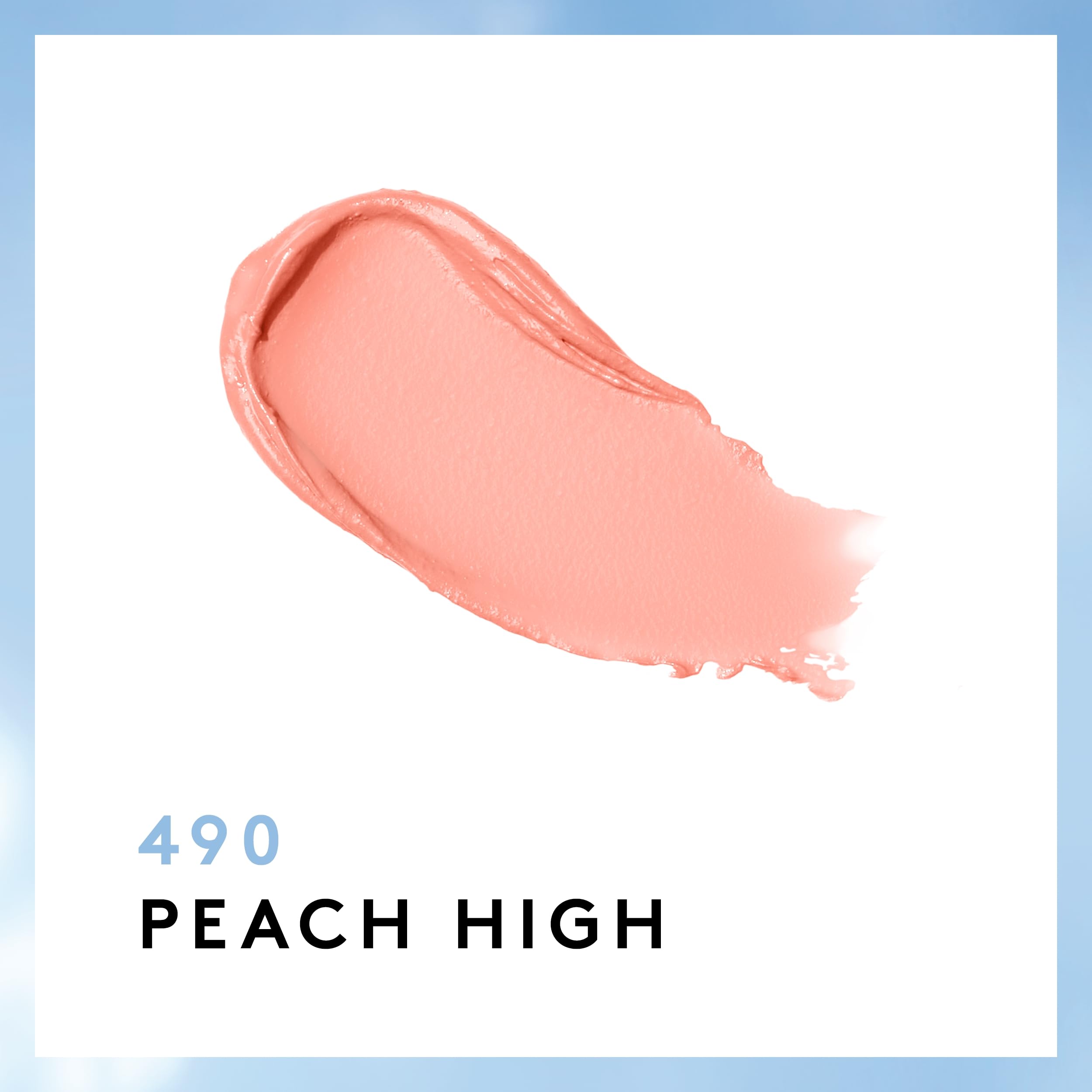 COVERGIRL Exhibitionist Cream Lipstick Peach High swatch on arm shows rich true-to-shade results.