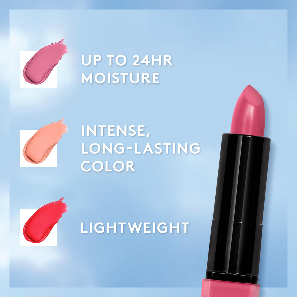 Color que permanece todo el día con COVERGIRL Exhibitionist Rose Paradise.