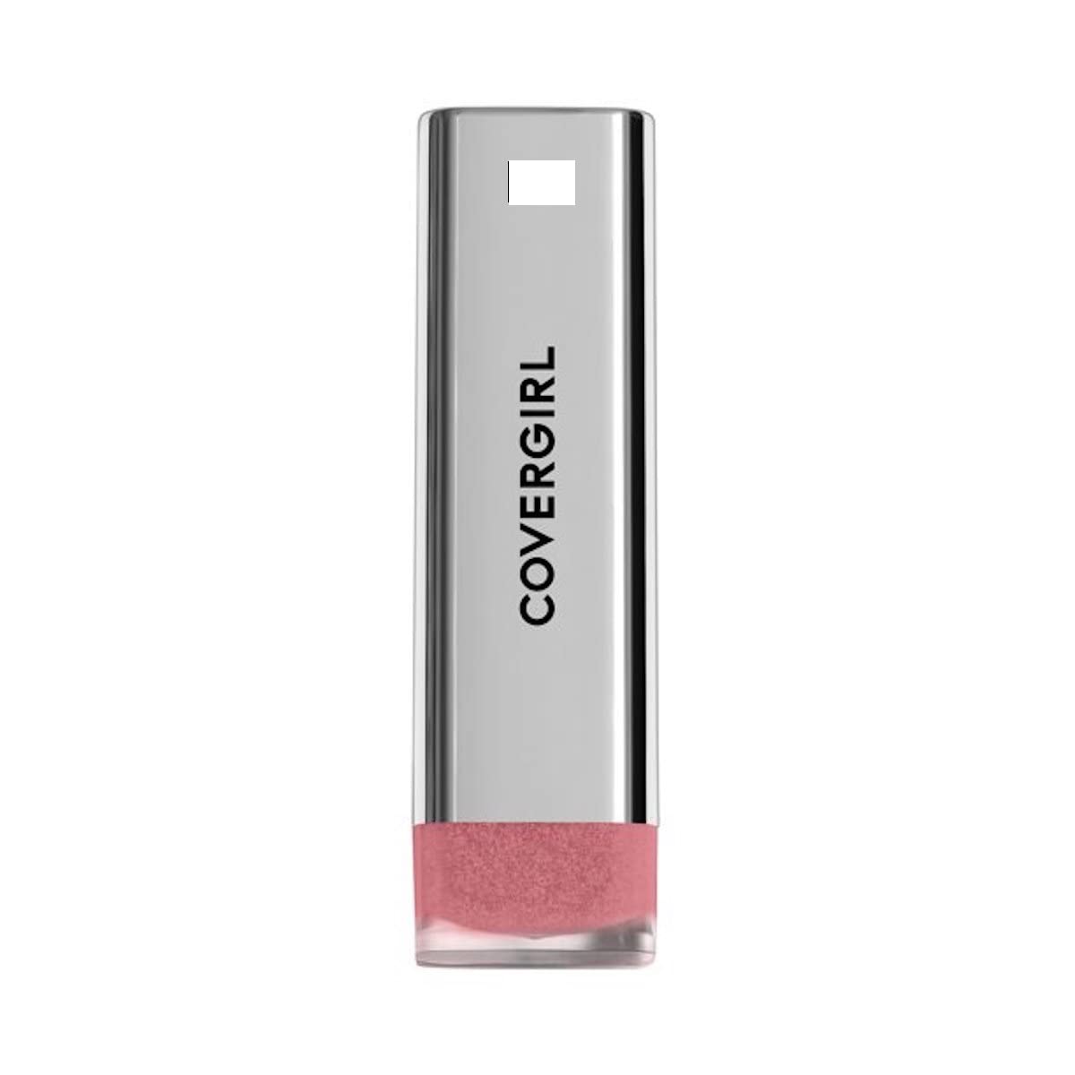 CoverGirl Exhibitionist Lipstick Metallic Ready Or Not 525 packaging detail suggests quality and premium feel.