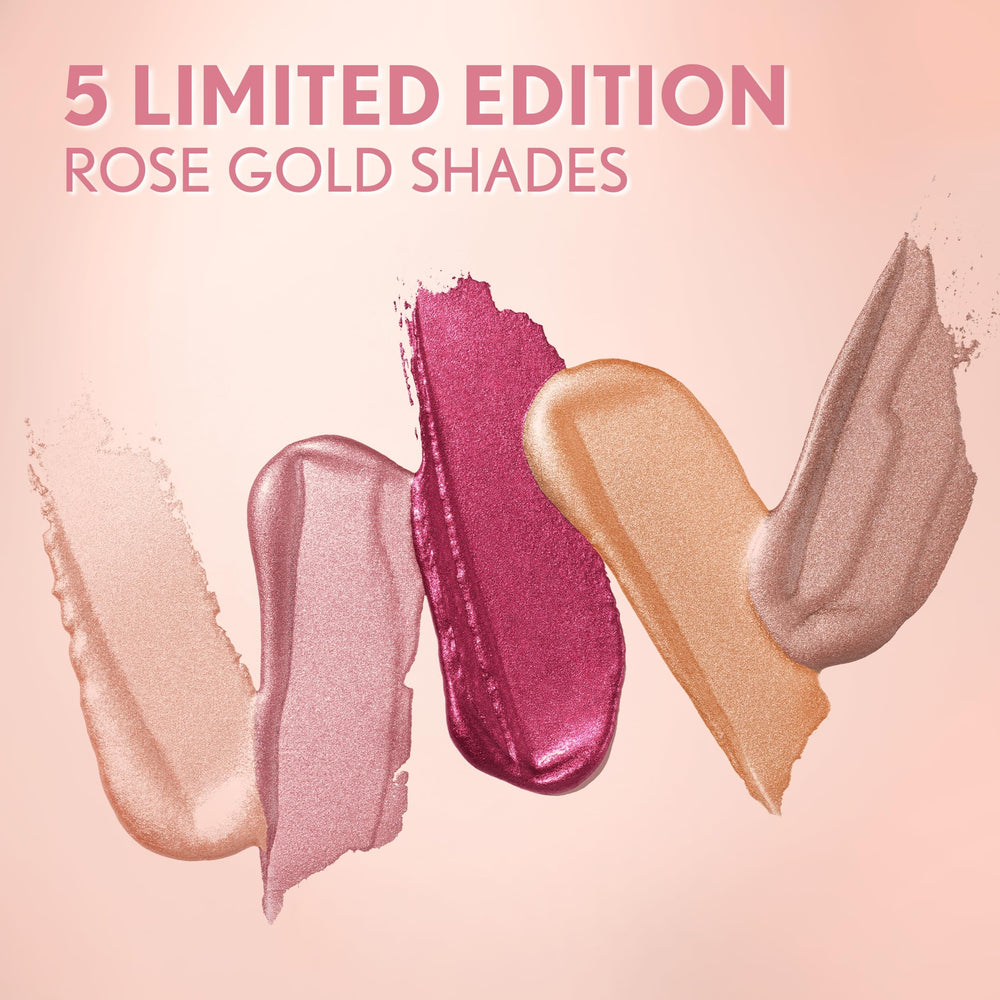 CoverGirl Exhibitionist paleta rosa dorado, 5 tonos para looks variados