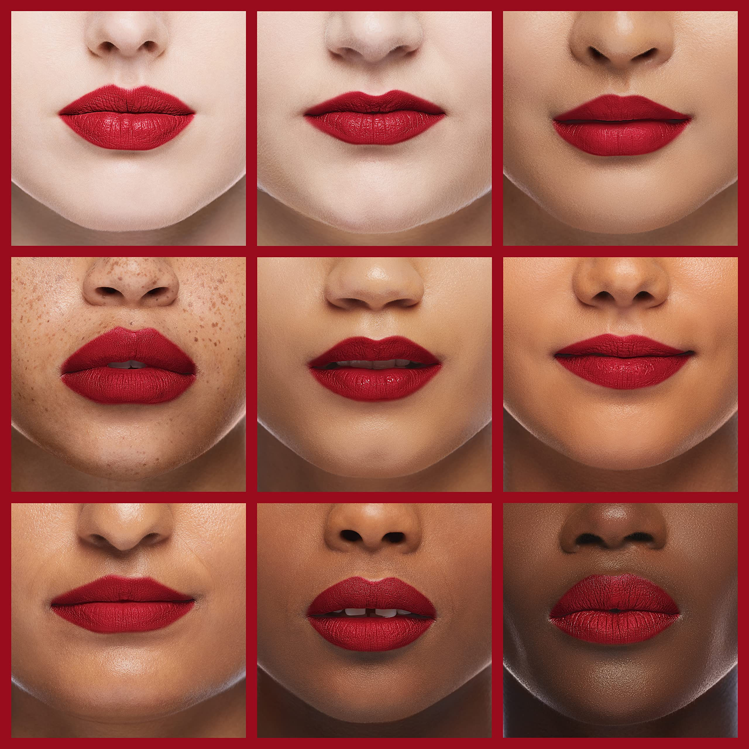 CoverGirl Exhibitionist Ultra Matte Lipstick Sweeten Up texture close-up demonstrates velvety finish and comfortable wear