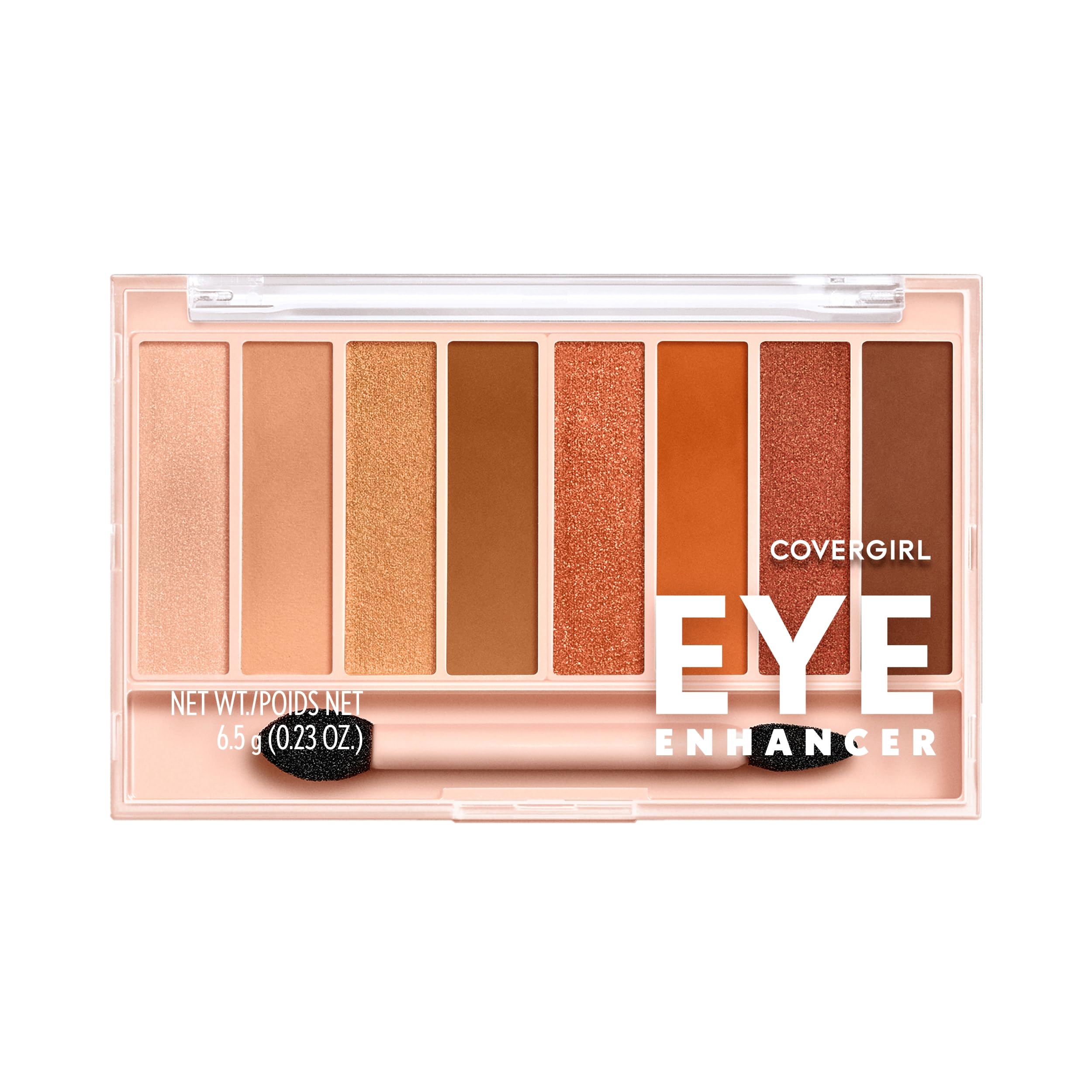 CoverGirl Eye Enhancer Desert Heat palette front view for versatile daytime to night looks.