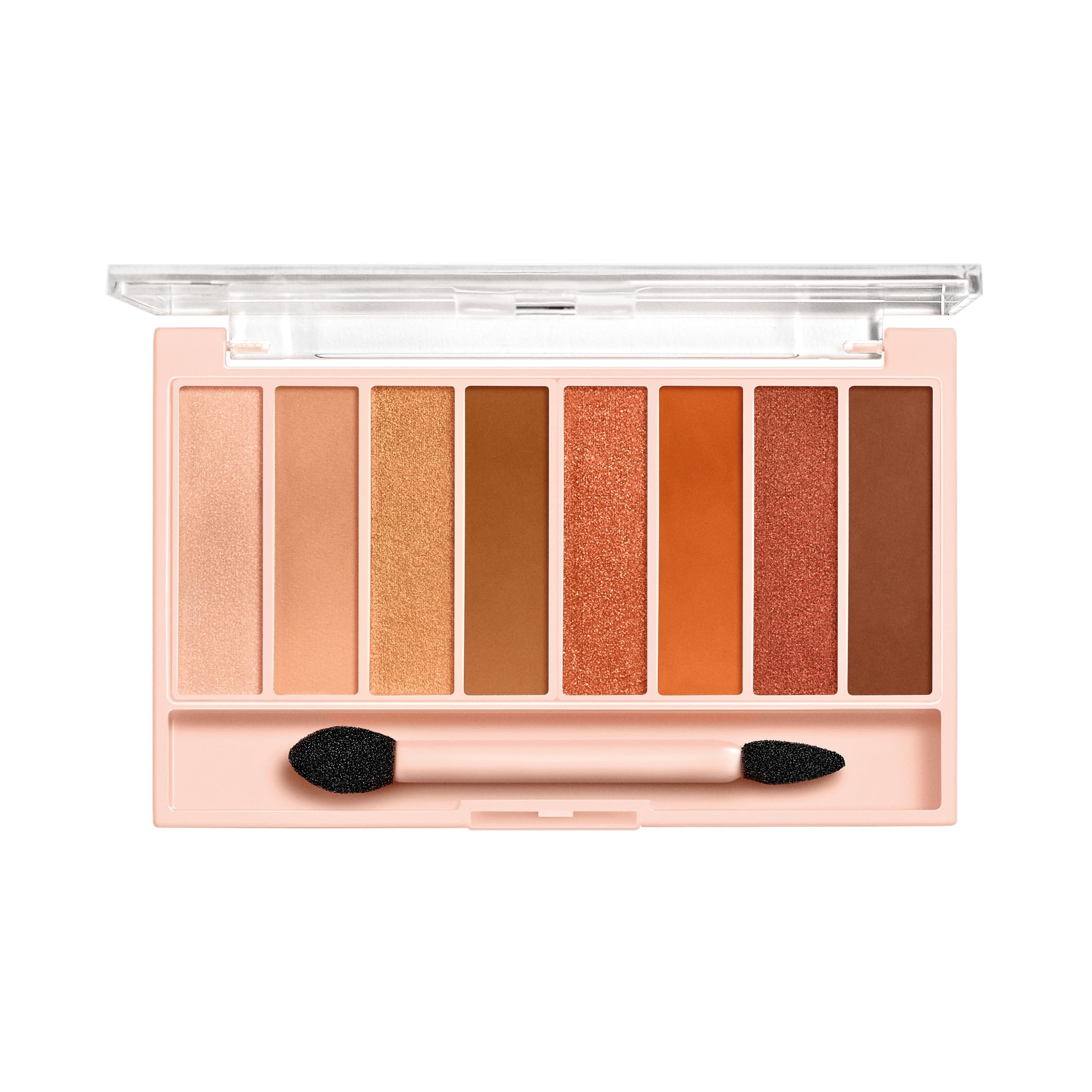 CoverGirl Desert Heat swatches show rich pigments for bold eye looks.