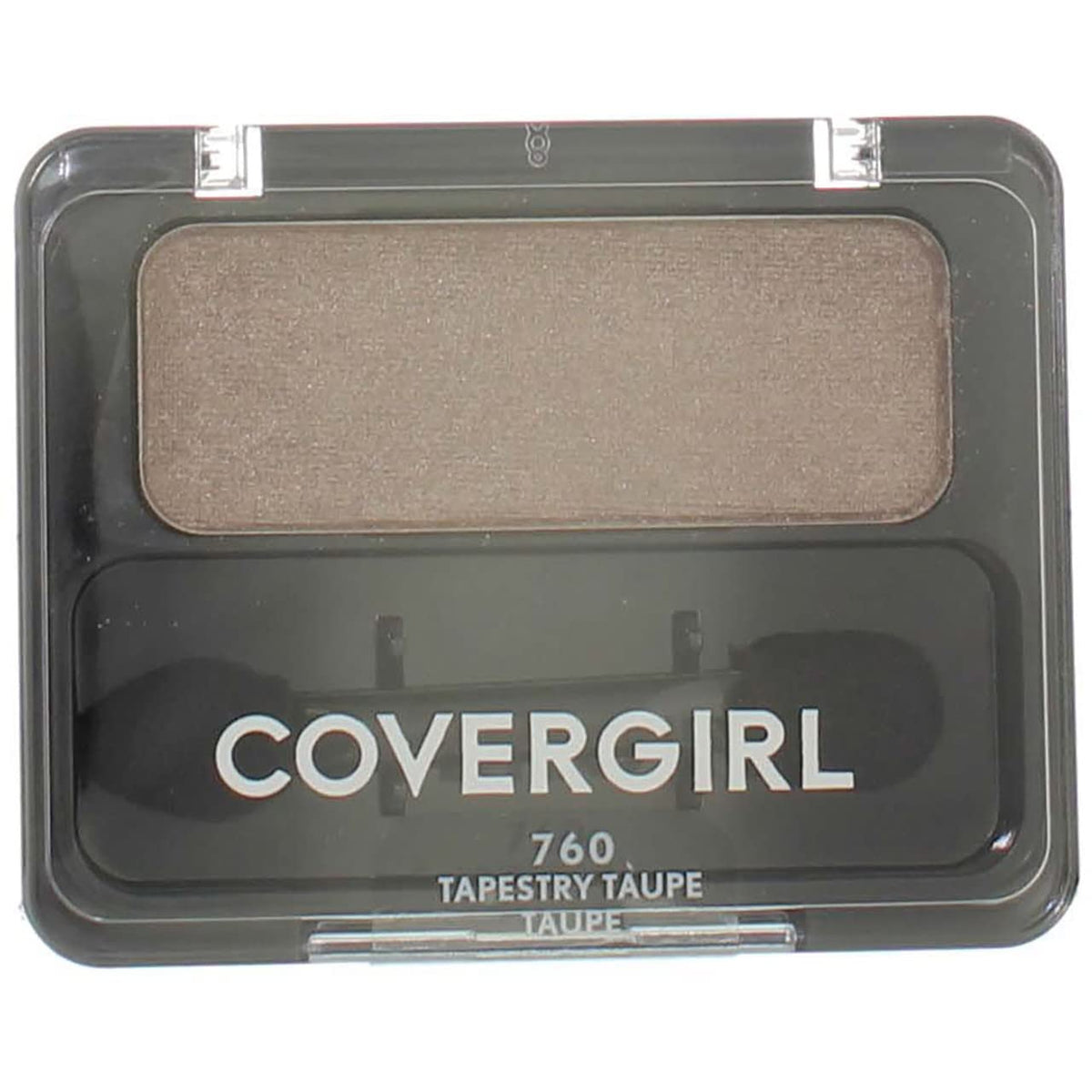 CoverGirl Eye Enhancers 1 Kit Shadow in Tapestry Taupe offers blendable taupe tones for day-to-night looks.