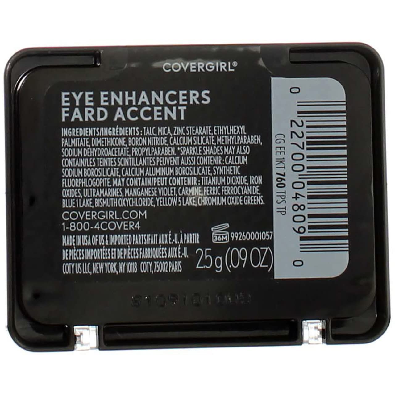 CoverGirl Eye Enhancers 1 Kit Shadow Taupe tones suit many skin tones for natural to defined creases.