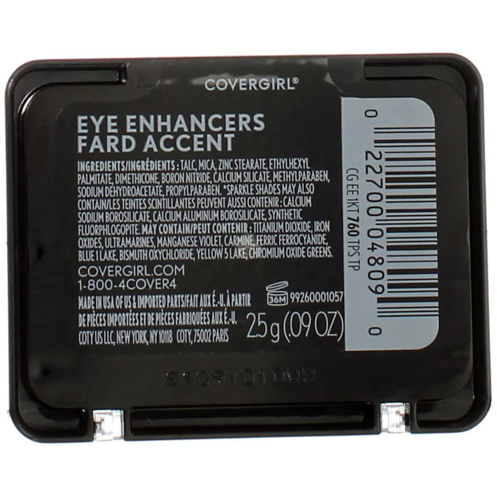 CoverGirl Eye Enhancers 1 Kit Shadow delivers blendable taupe pigment for buildable depth.