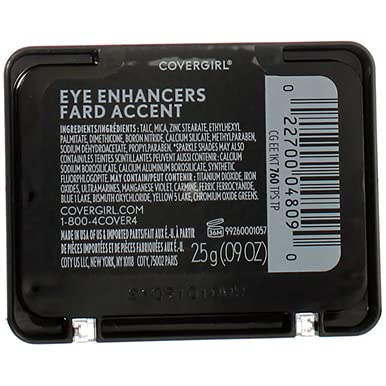 CoverGirl Eye Enhancers 1 Kit Shadow offers travel-friendly packaging and convenient two-pack value.