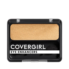 Covergirl Eye Enhancers 1Kit eyeshadow palette closeup shows silky, blendable formula for easy shading.