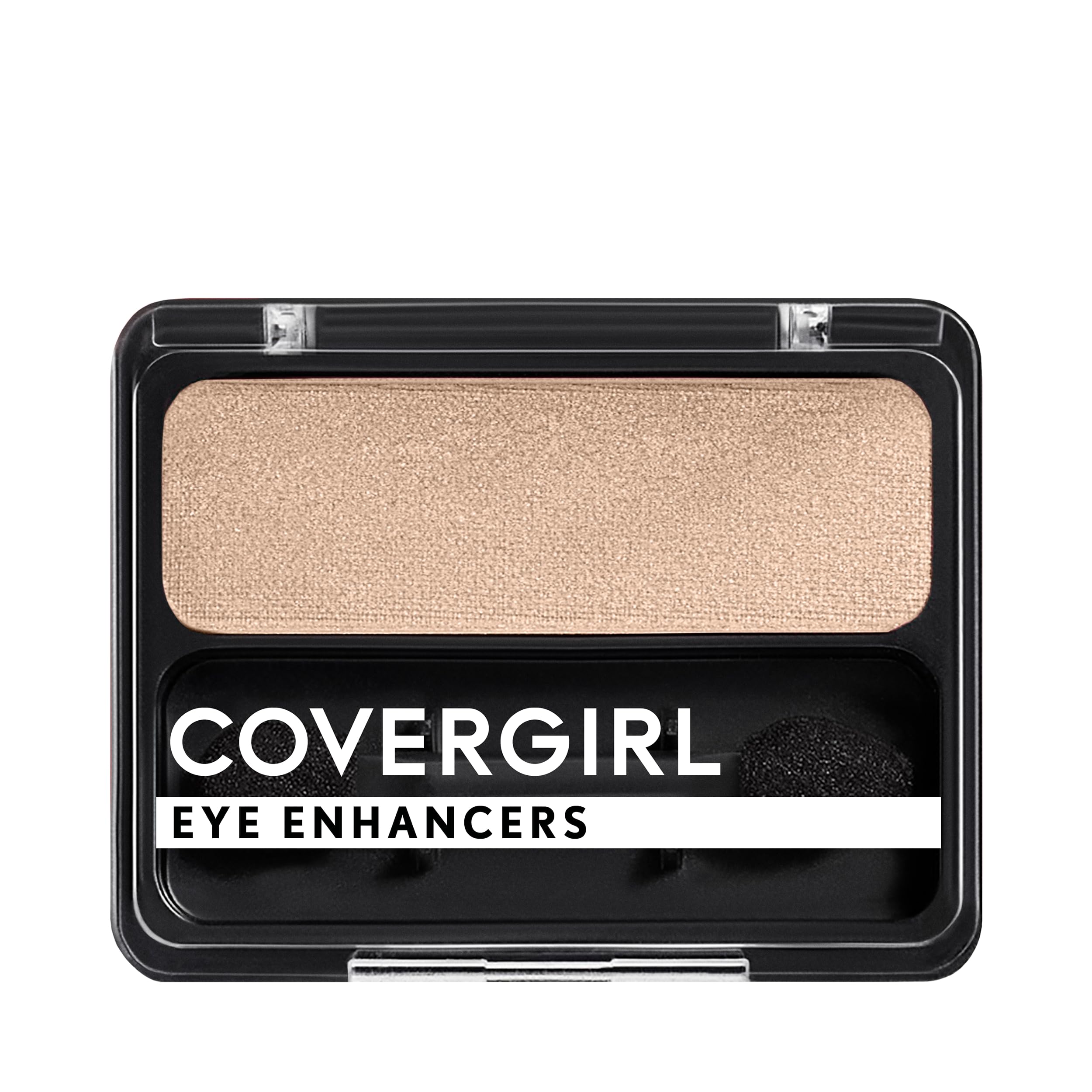 CoverGirl Eye Enhancers 1Kit palette closeup with silky blendable texture.