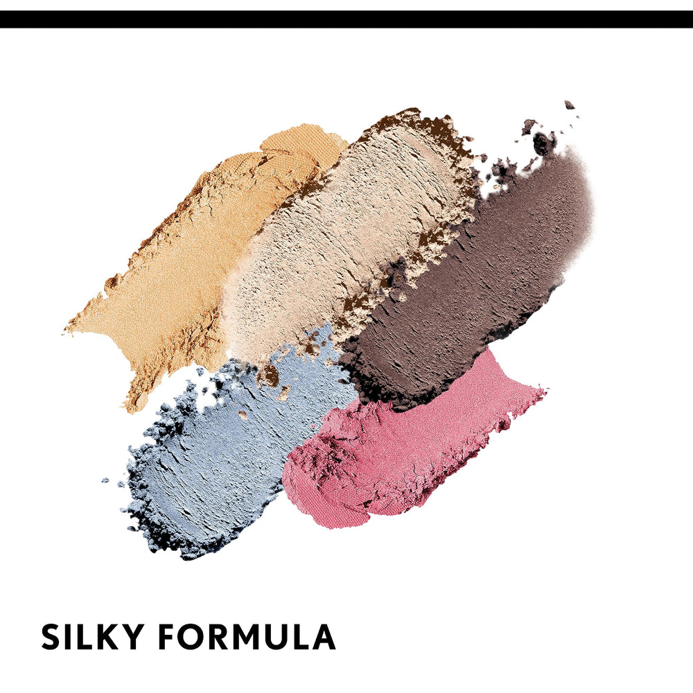 CoverGirl Eye Enhancers palette showing crease and outer corner definition with darker shade.