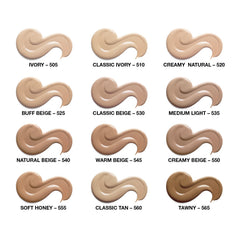 CoverGirl foundation tested for sensitive skin with non-irritating formula.