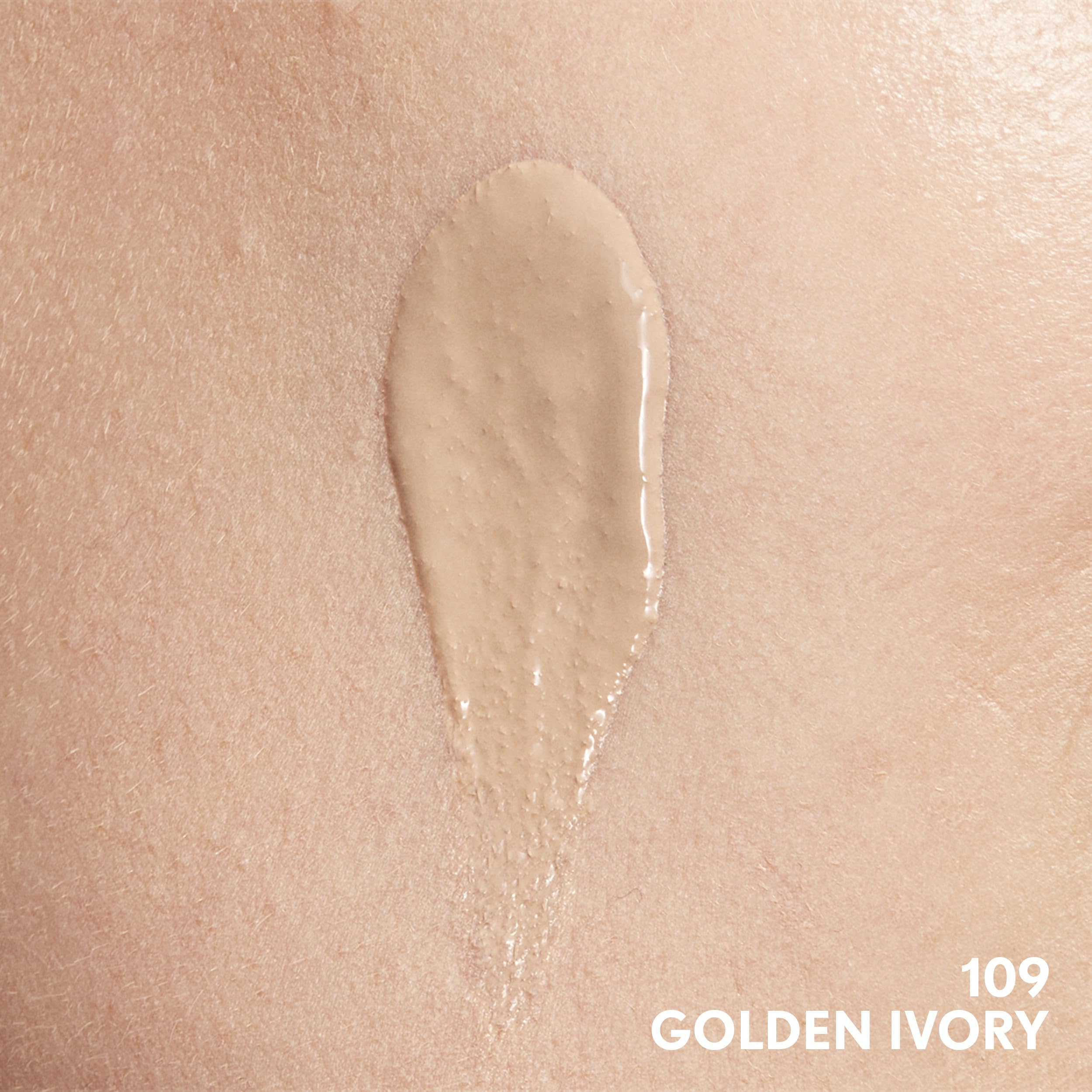 Close-up of soft-focus skin look with CoverGirl foundation.