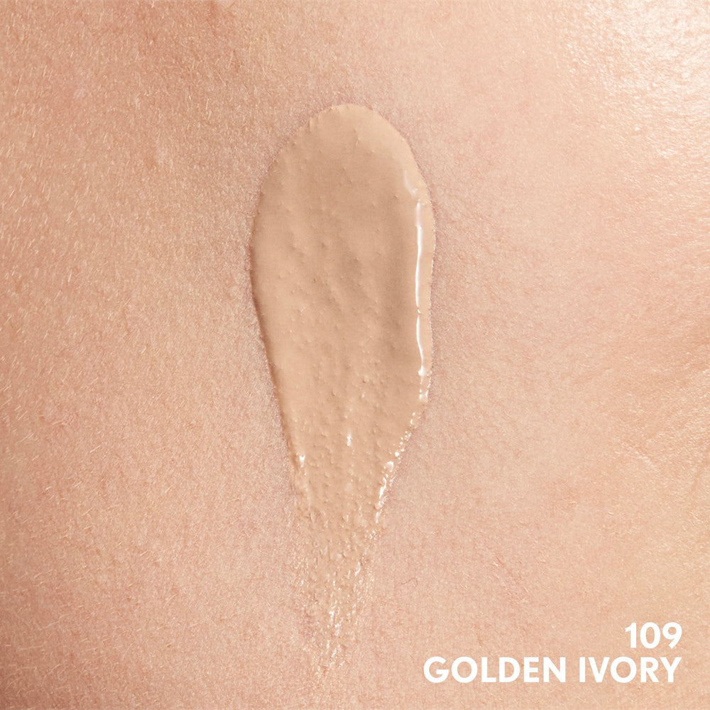 Close-up of soft-focus skin look with CoverGirl foundation.