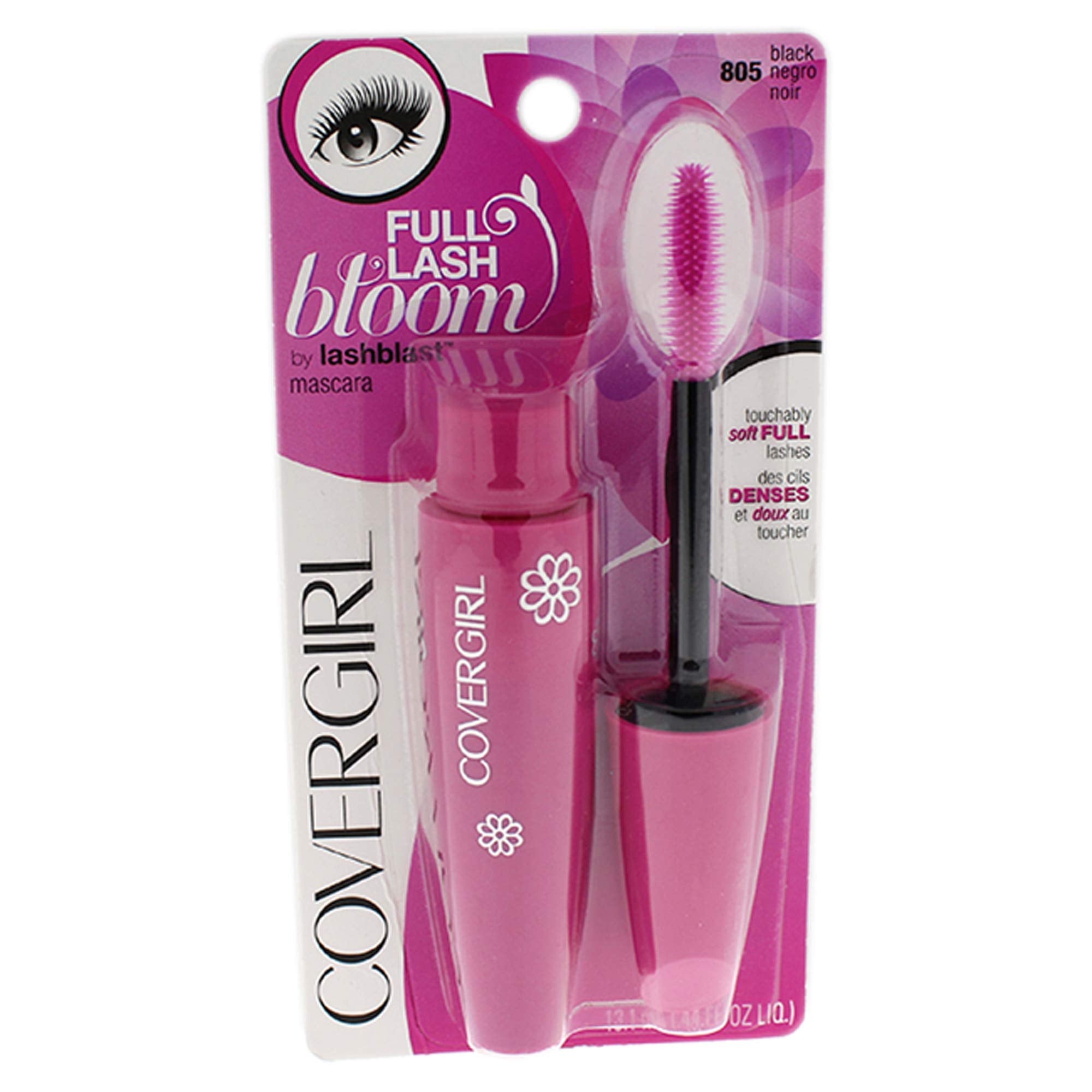 COVERGIRL Full Lash Bloom Mascara 805 Black packshot showing full, separated lashes