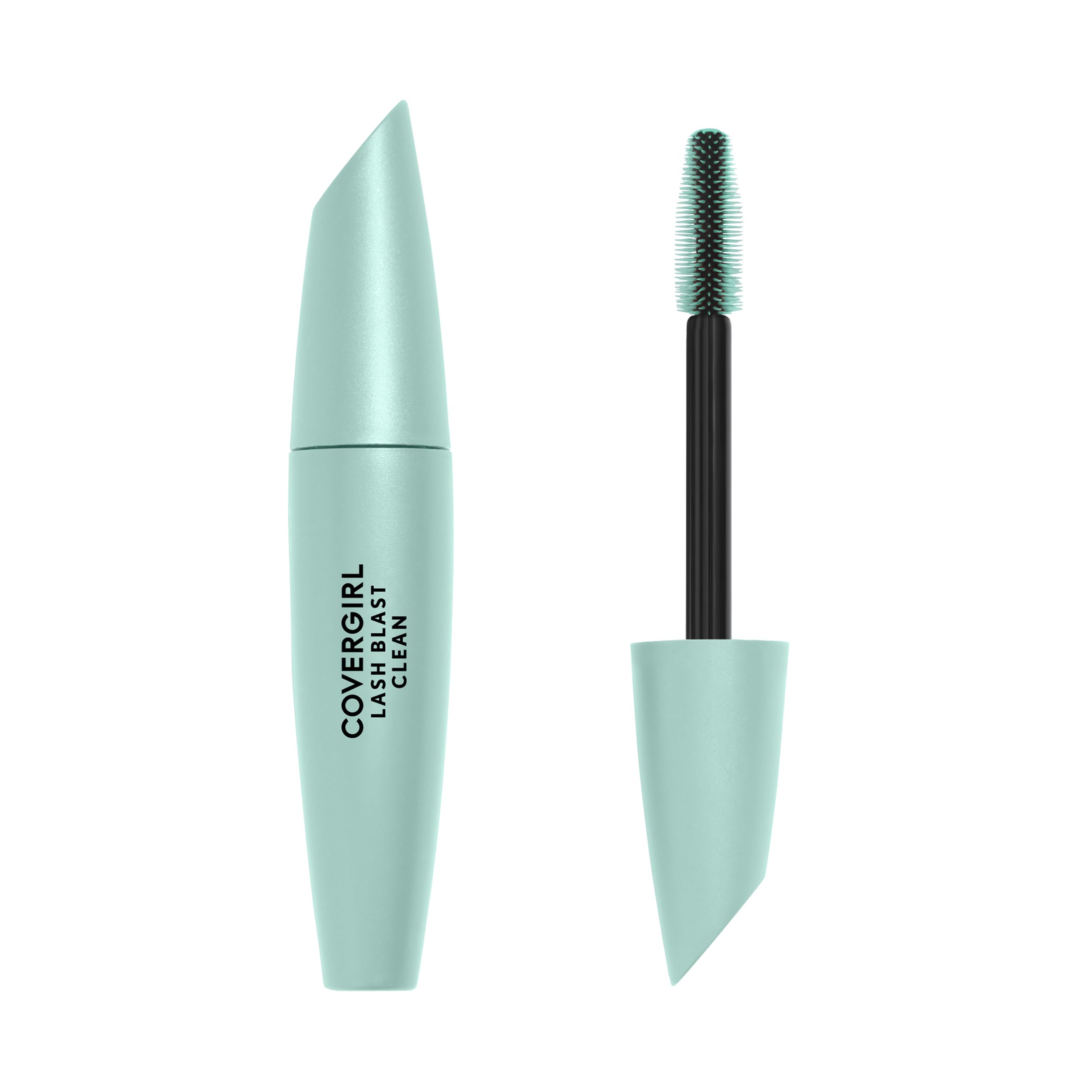 CoverGirl Lash Blast Clean Mascara wand close-up for dramatic volume without clumps