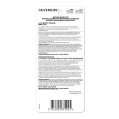CoverGirl Lash Blast waterproof mascara on lashes for long-lasting lift.