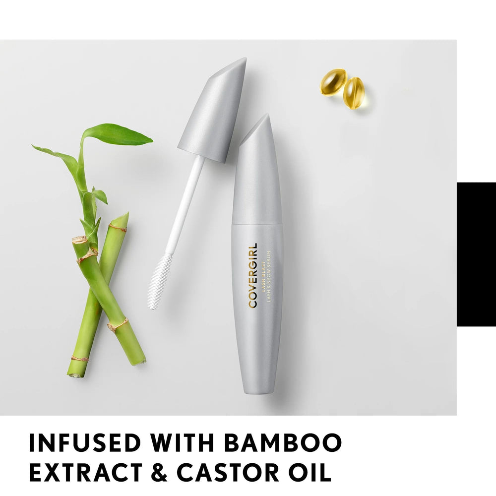 CoverGirl lash and brow serum close-up on conditioning gel.