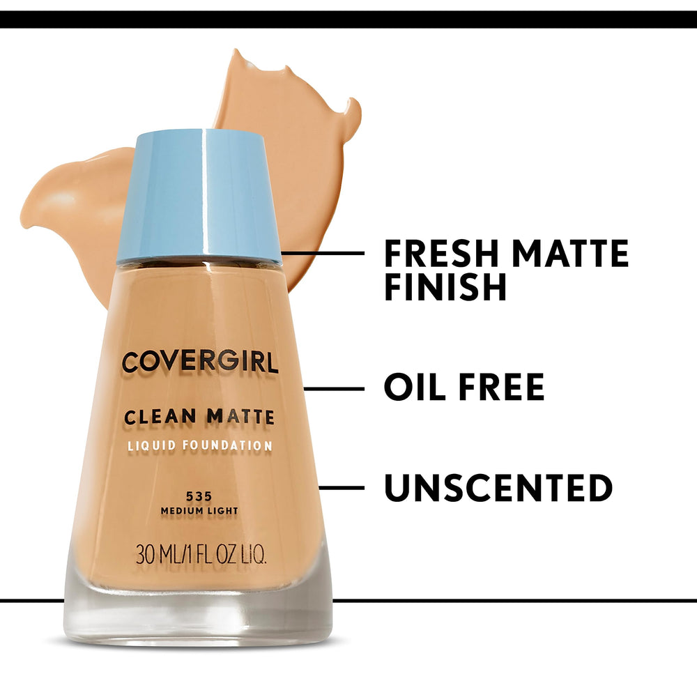 CoverGirl Non-Acnegenic Ivory 505 foundation box and label