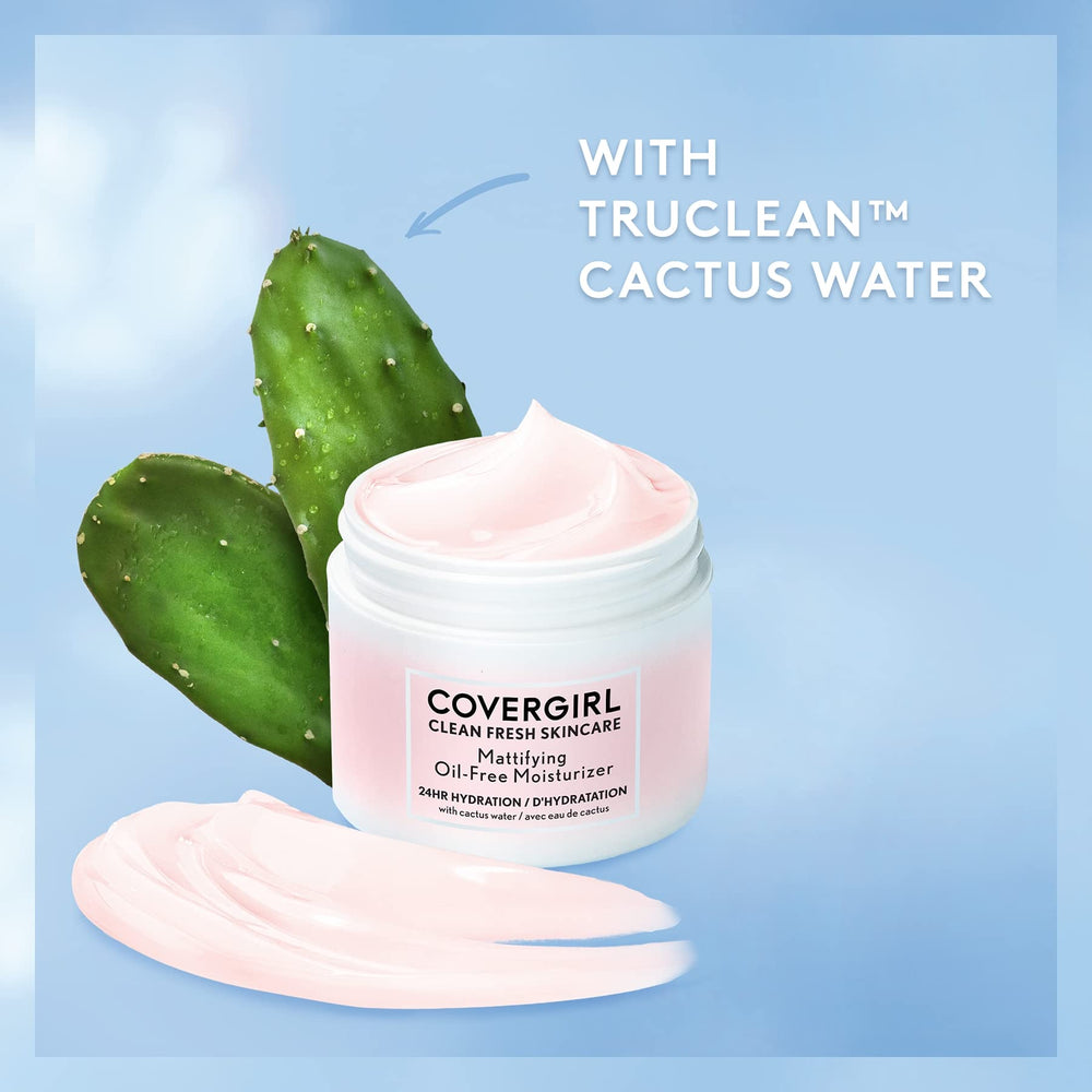 CoverGirl graphic for normal to oily skin indicates suitable use.