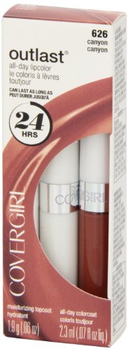 CoverGirl Outlast lipcolor packaging highlights moisturizing topcoat design