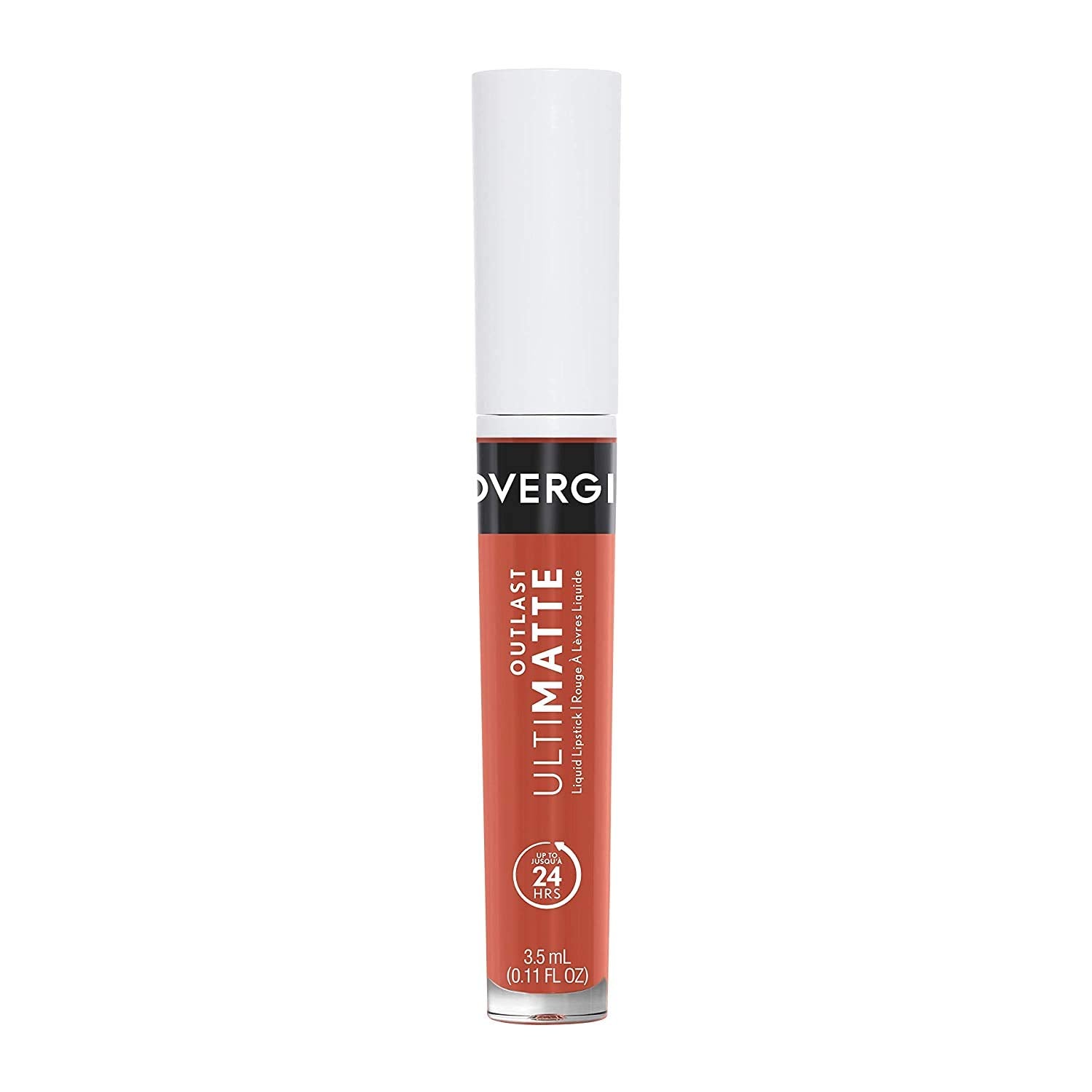 CoverGirl Outlast Ultimatte applicator close-up highlights precise, single-swipe application.