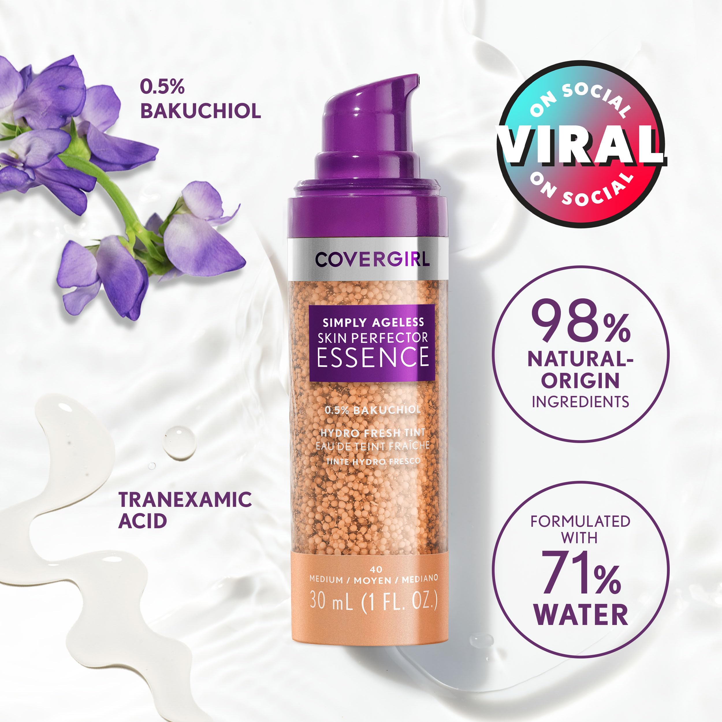 CoverGirl Simply Ageless Leaping Bunny cruelty-free icon communicates ethical choice