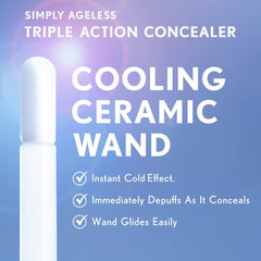 COVERGIRL Simply Ageless hydrating formula helps prevent creasing and promotes smooth blending.