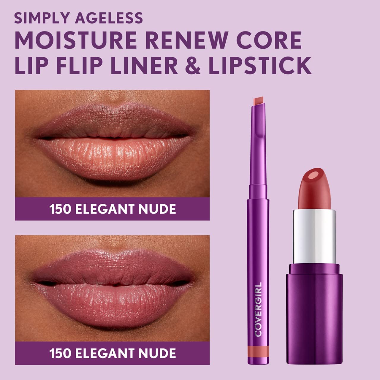 CoverGirl Simply Ageless Lip Flip Liner no sharpener needed for easy daily use