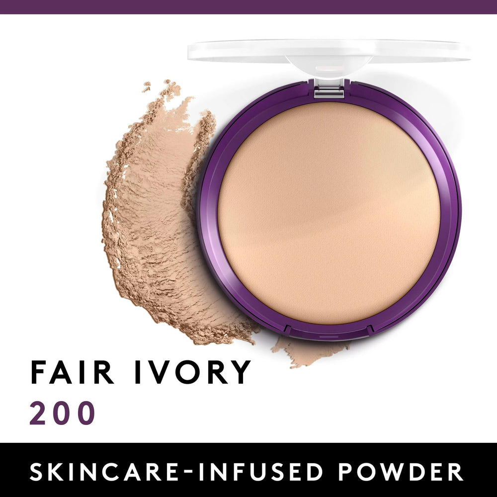 CoverGirl Simply Ageless Fair Ivory swatch for even skin tone