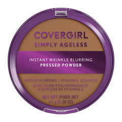CoverGirl Simply Ageless Soft Sable powder compact for smoother complexion and shine control.
