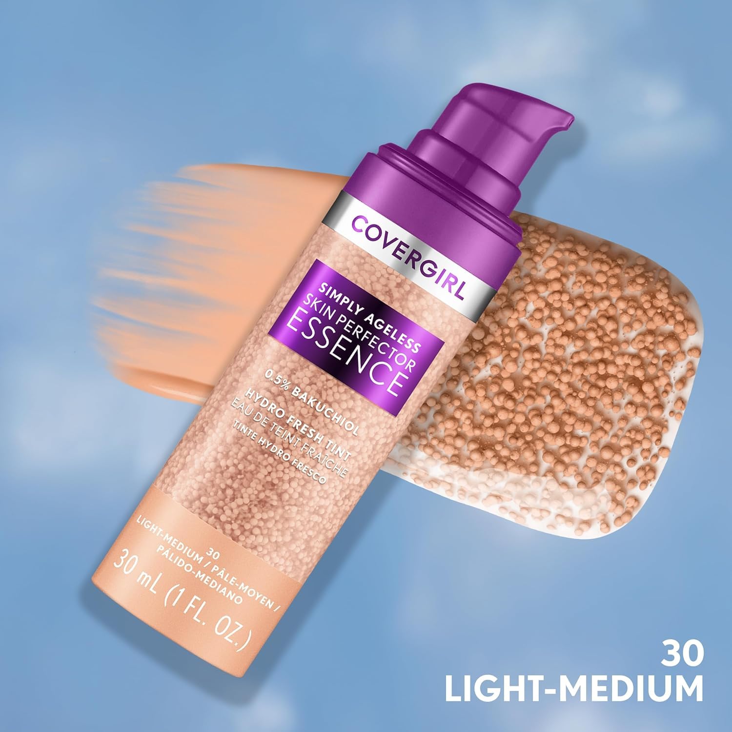 Covergirl Simply Ageless tranexamic acid panel suggests tone-evening potential.
