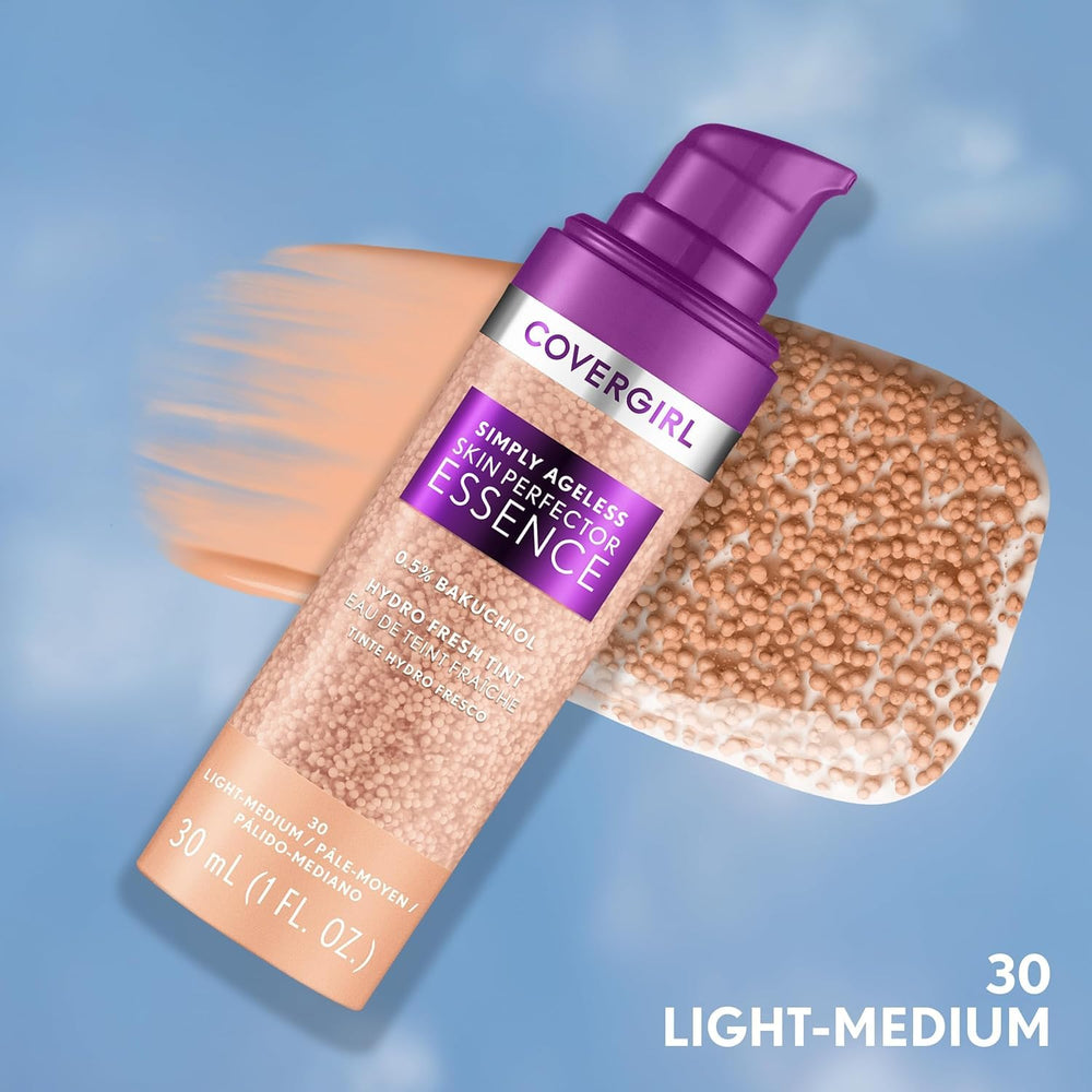 Covergirl Simply Ageless tranexamic acid panel suggests tone-evening potential.